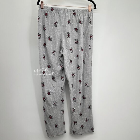 Croft & Barrow Easter Rabbits Two-Piece Button-Up Pajama Set Size Small - Picture 7 of 8